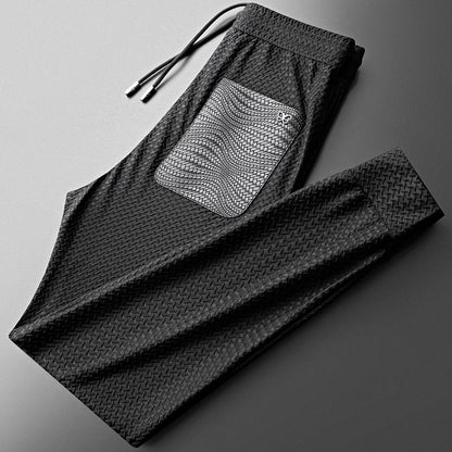 Jacquard Lounge-Set – Texturiertes Herren-Freizeitset mit Raffinesse