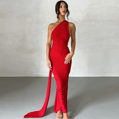 Klara - Sexy Rückenfrei Slim Fit Ärmellos Elegante Abendkleid