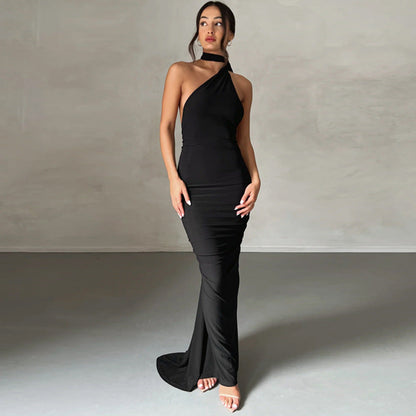 Klara - Sexy Rückenfrei Slim Fit Ärmellos Elegante Abendkleid