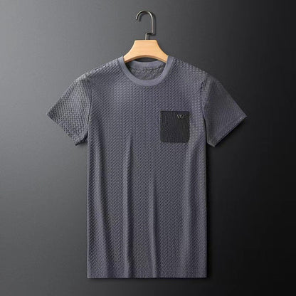 Jacquard Lounge-Set – Texturiertes Herren-Freizeitset mit Raffinesse