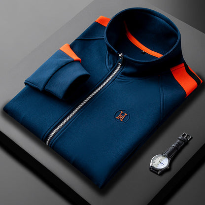 Riviera Track Set – Europäisches Herren-Sportset mit Kontrast-Streifen