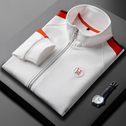 Riviera Track Set – Europäisches Herren-Sportset mit Kontrast-Streifen