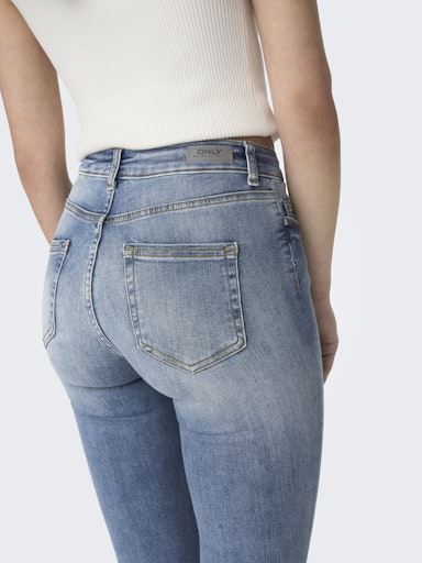 Only Damen Jeans ONLBLUSH MID SK ANK RW REA333NOOS