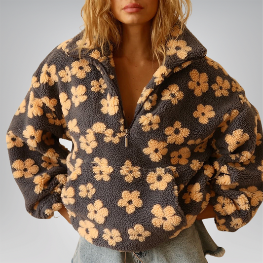 Daisy™ Fleece-Pullover Bloom – Kuschelig Warm