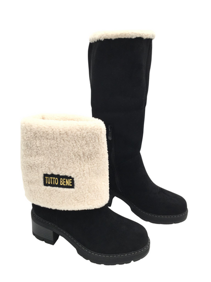 Tutto Omslag Schwarz Stiefel