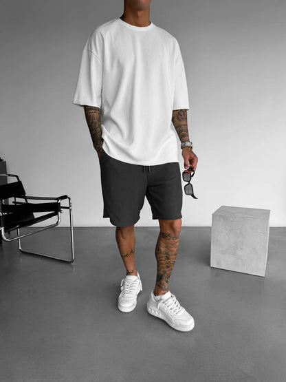 Oversize Cord Tee - Herren T-Shirt mit Cord-Struktur