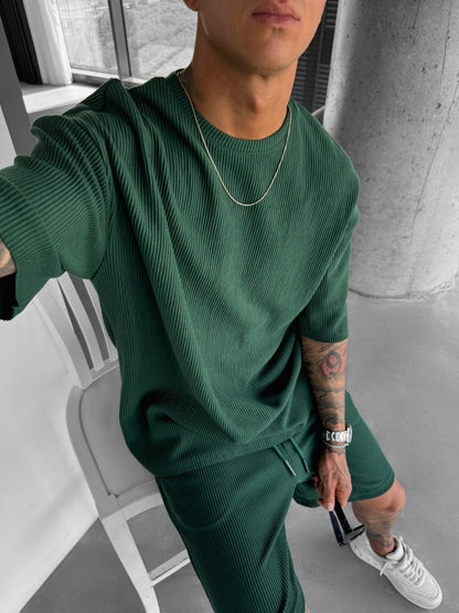 Oversize Cord Tee - Herren T-Shirt mit Cord-Struktur