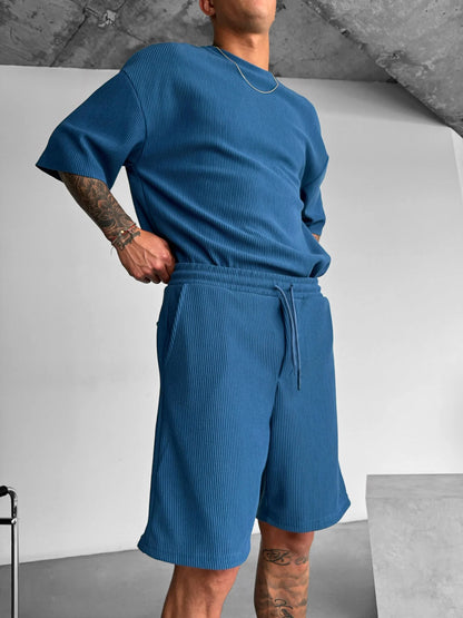 Oversize Cord Tee - Herren T-Shirt mit Cord-Struktur