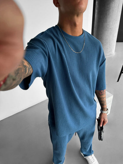 Oversize Cord Tee - Herren T-Shirt mit Cord-Struktur