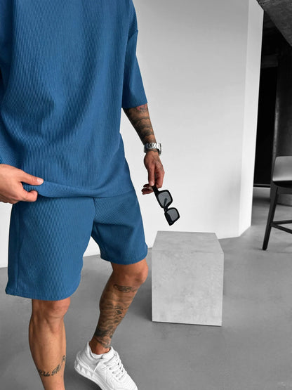 Oversize Cord Tee - Herren T-Shirt mit Cord-Struktur