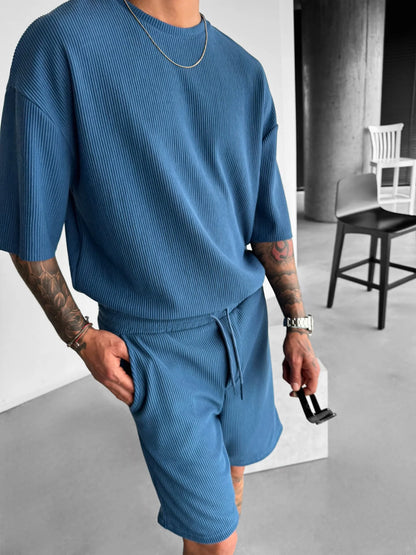 Oversize Cord Tee - Herren T-Shirt mit Cord-Struktur