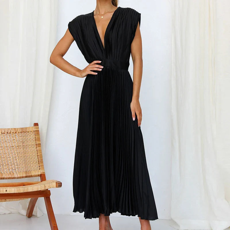 Ärmelloses Elegantes Damenkleid – Sommerliche Leichtigkeit | Salzburg Mode
