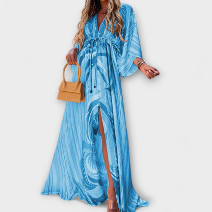 Isla – Stilvolles Buntes Maxikleid | Salzburg Mode