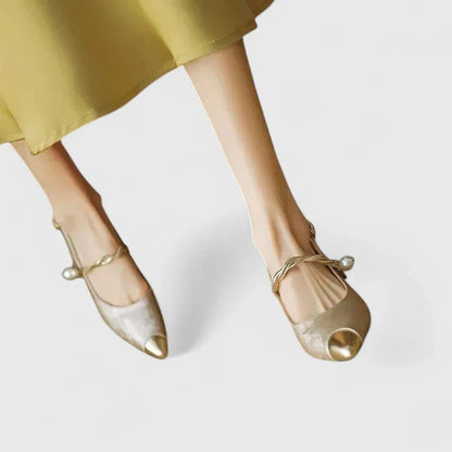 Seraphyane Orthopädische Absätze – Feminine Damen-Schuhe mit Perlendetail