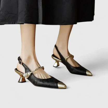 Seraphyane Orthopädische Absätze – Feminine Damen-Schuhe mit Perlendetail