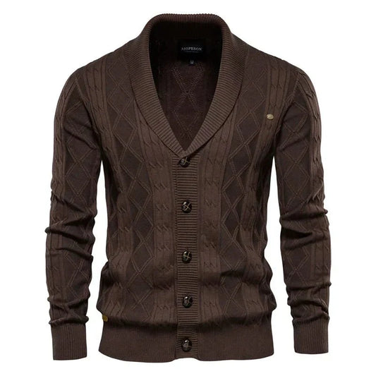 Waldemar | Herren-Cardigan mit Knopfleiste