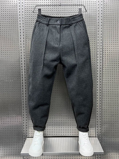 Feinwerk™ – Elegante Melierte Herrenhose | Salzburg Mode