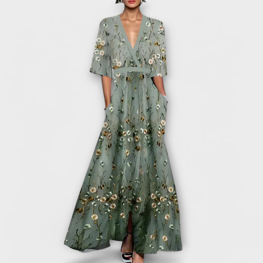 Frisches Blumen-Maxikleid – Sommerliche Leichtigkeit | Salzburg Mode