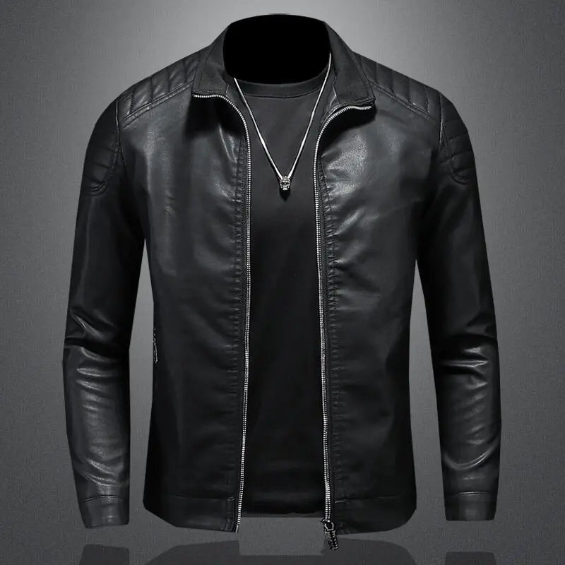 Premium Designer Lederjacke