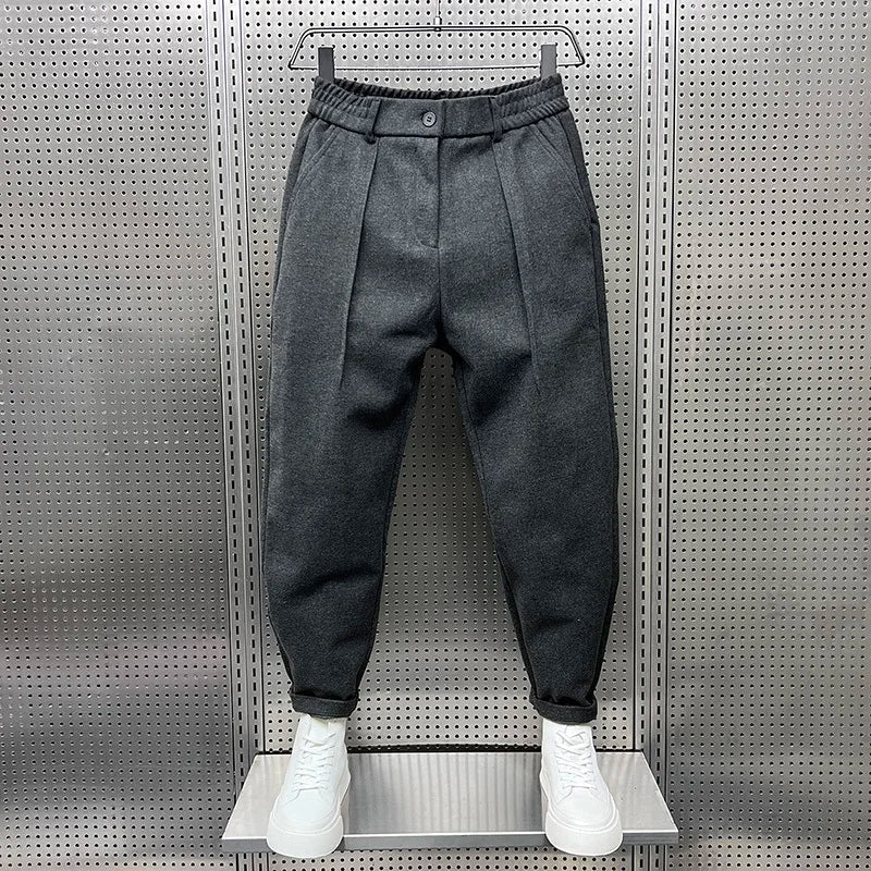 Feinwerk™ – Elegante Melierte Herrenhose | Salzburg Mode