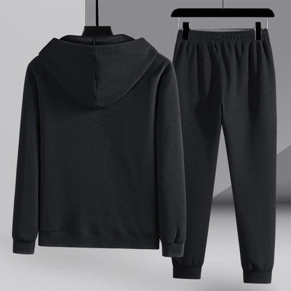 Premium Waffelstrick Loungewear-Set - Luxuriöse Herren Lounge-Kleidung