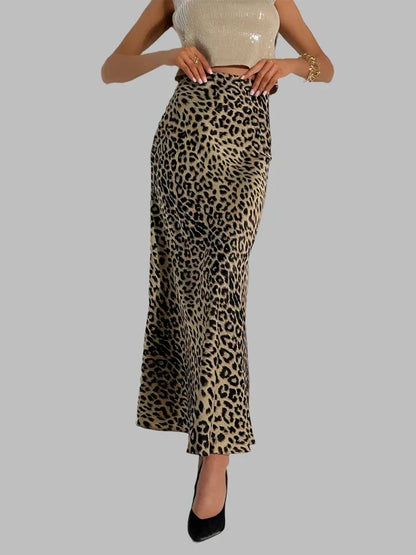 RICARDA I Printed Midi Skirt
