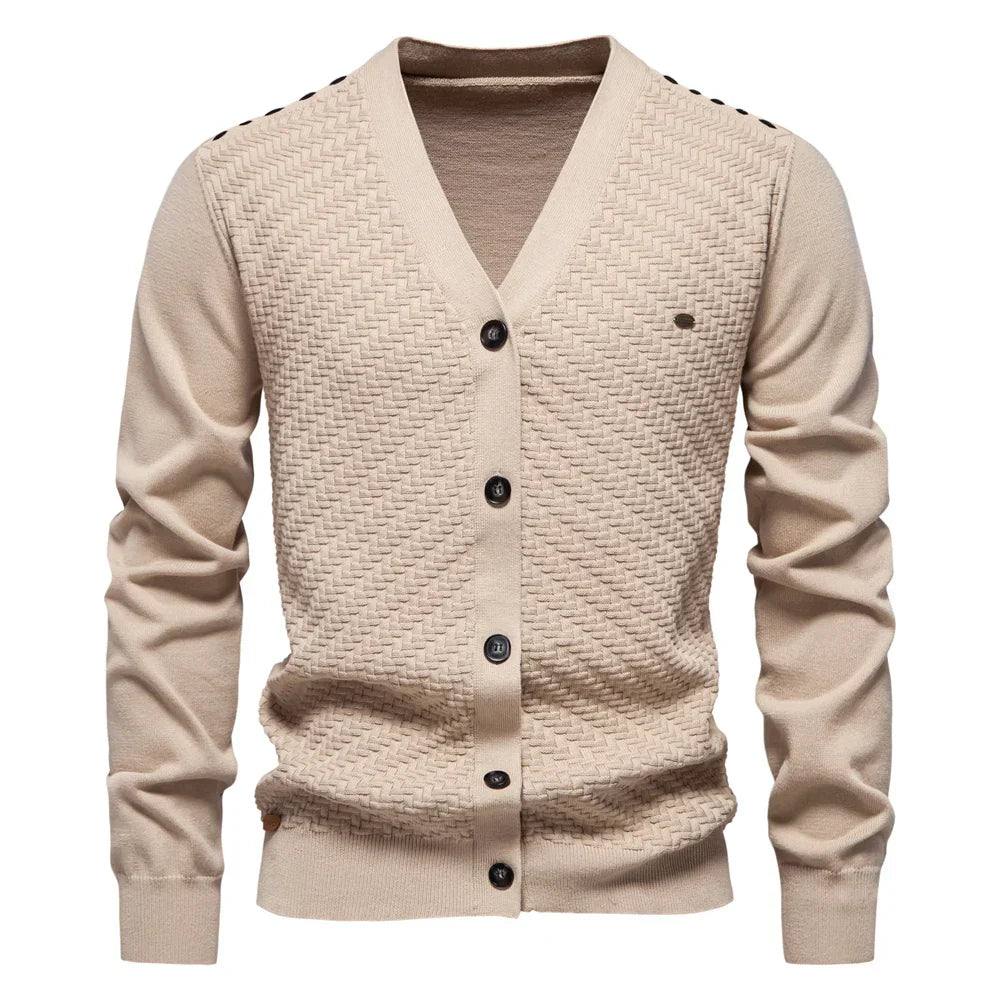 Schneider | Warmer Herren Cardigan mit V-Ausschnitt