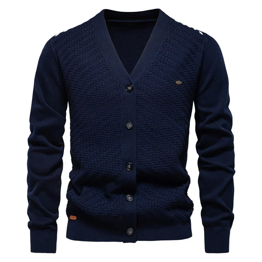 Schneider | Warmer Herren Cardigan mit V-Ausschnitt
