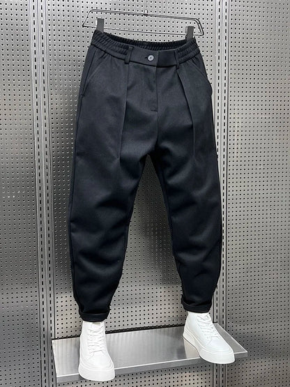 Feinwerk™ – Elegante Melierte Herrenhose | Salzburg Mode