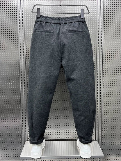 Feinwerk™ – Elegante Melierte Herrenhose | Salzburg Mode