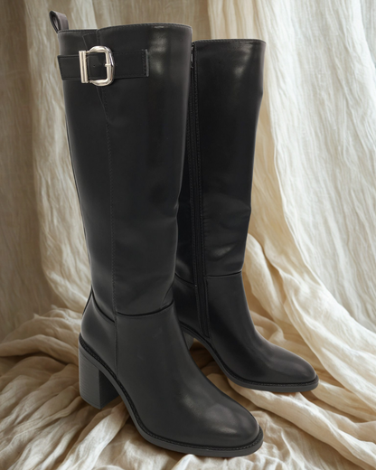 Sandy Schwarz Stiefel