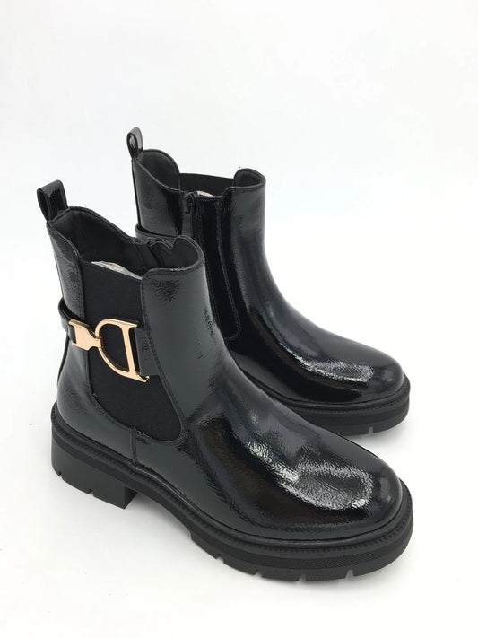 Schwarze Ankle Boots Elegant