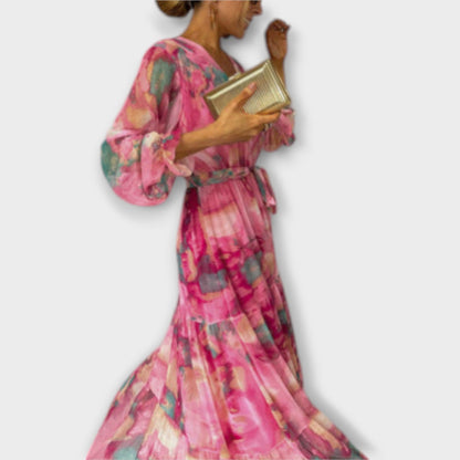 Evelyn – Aquarelle Dream Maxikleid | Salzburg Mode