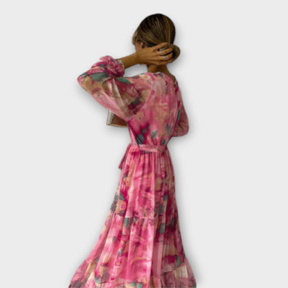 Evelyn – Aquarelle Dream Maxikleid | Salzburg Mode