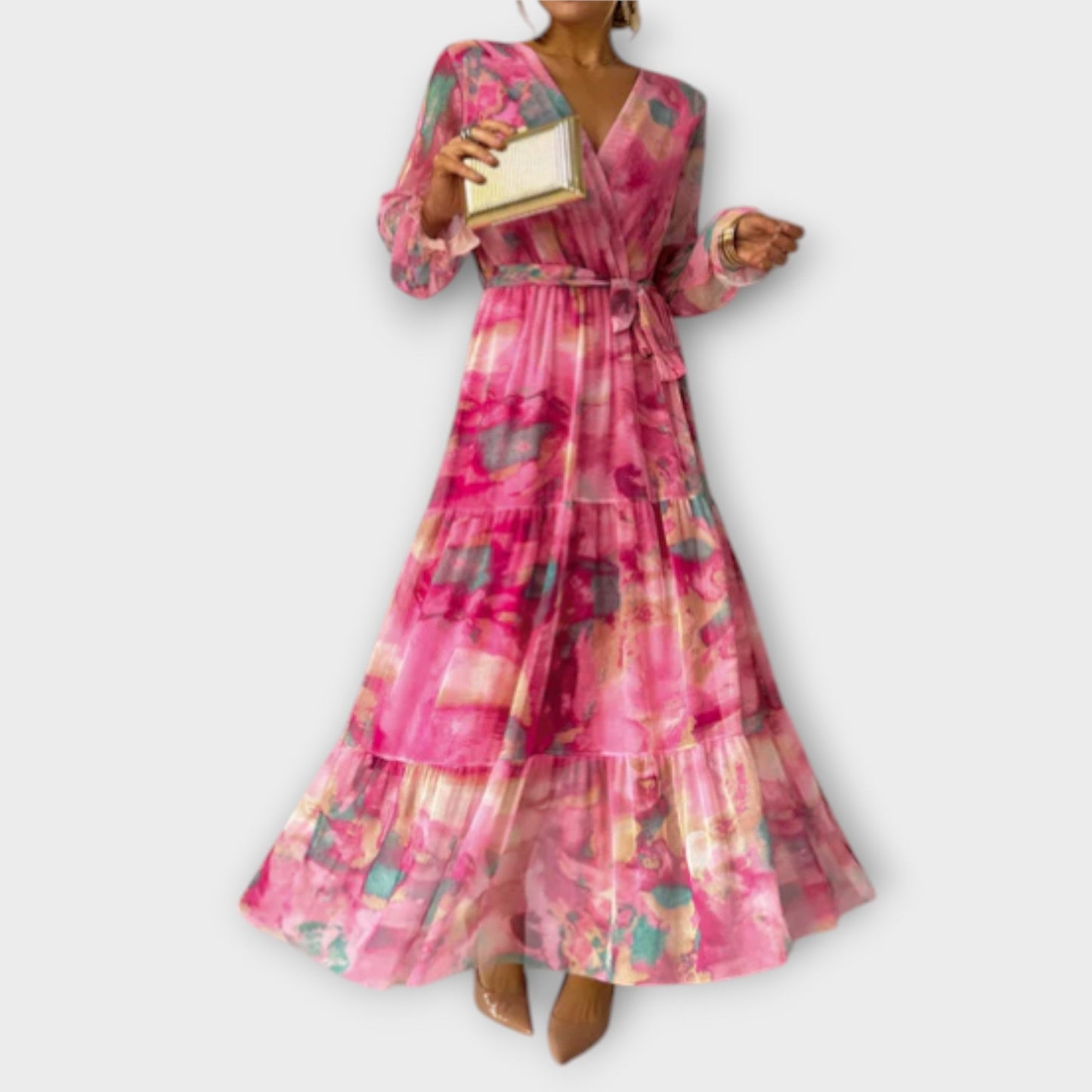 Evelyn – Aquarelle Dream Maxikleid | Salzburg Mode