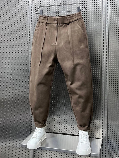 Feinwerk™ – Elegante Melierte Herrenhose | Salzburg Mode