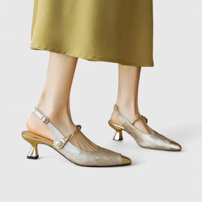 Seraphyane Orthopädische Absätze – Feminine Damen-Schuhe mit Perlendetail