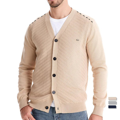 Schneider | Warmer Herren Cardigan mit V-Ausschnitt