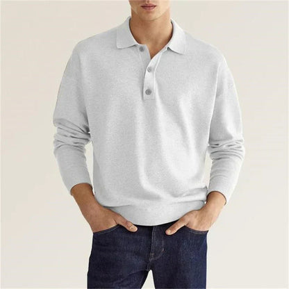 Eleganz Edge Polo | Herren Langarm-Polo