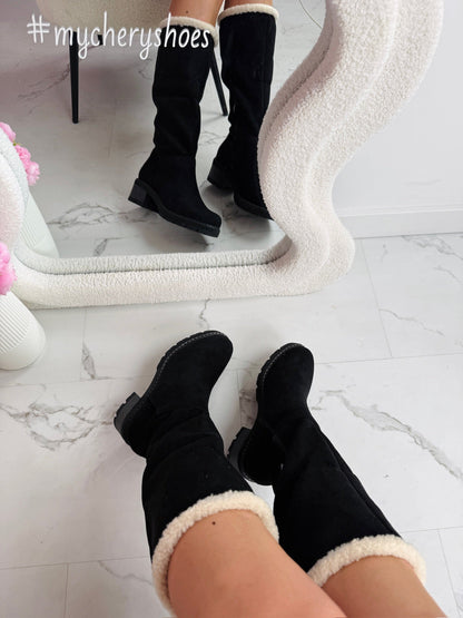 Tutto Omslag Schwarz Stiefel