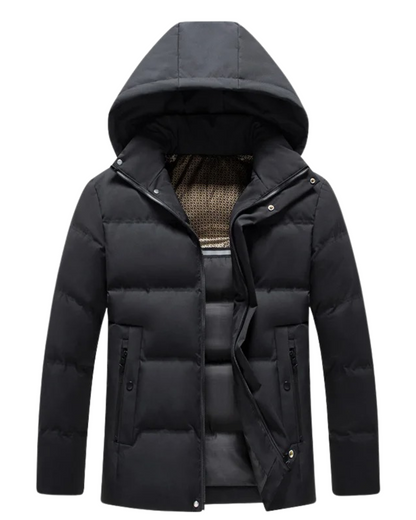 Elegante Fleece Jacke mit Kapuze