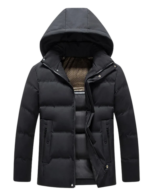 Elegante Fleece Jacke mit Kapuze