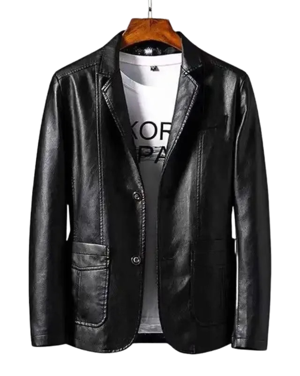 Premium Quilted Leather Jacket - Front View - Salzburg Mode