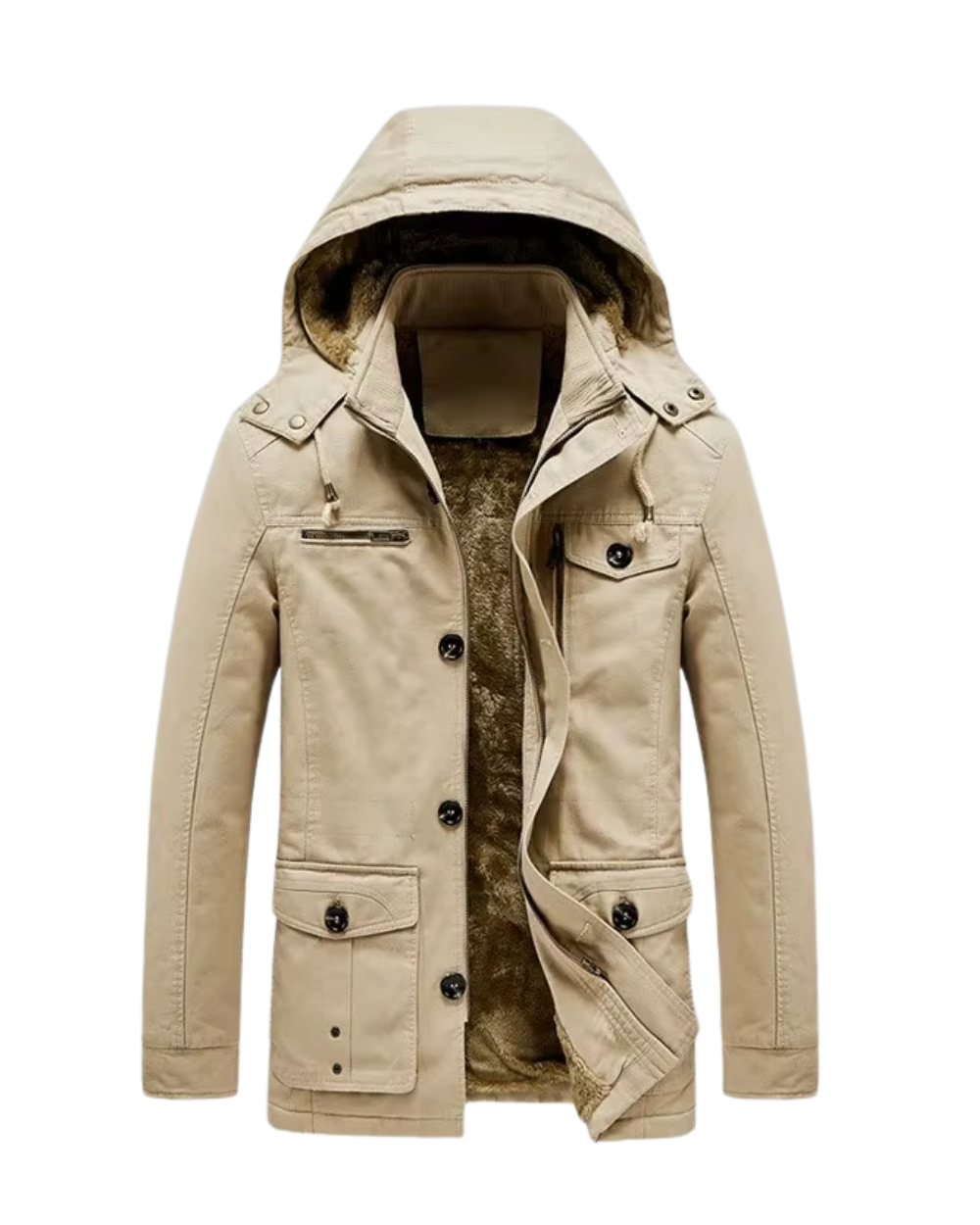 Elegante Premium Gefütterte Winterjacke