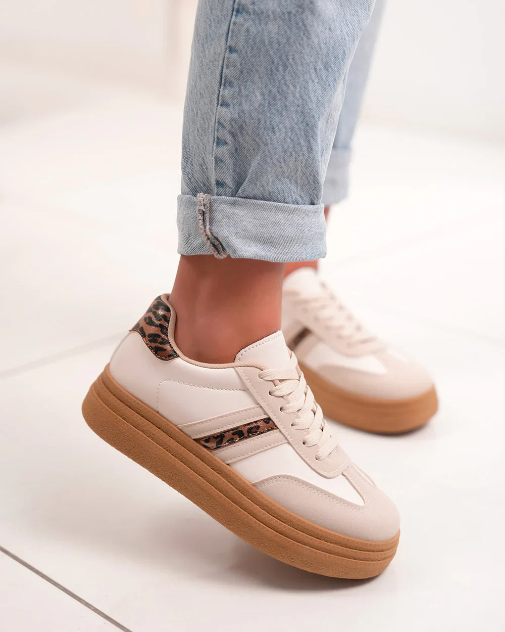 Boudine Beige Sneaker