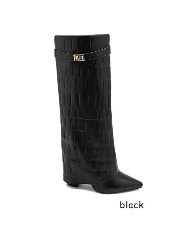 Lock Special Schwarz Stiefel