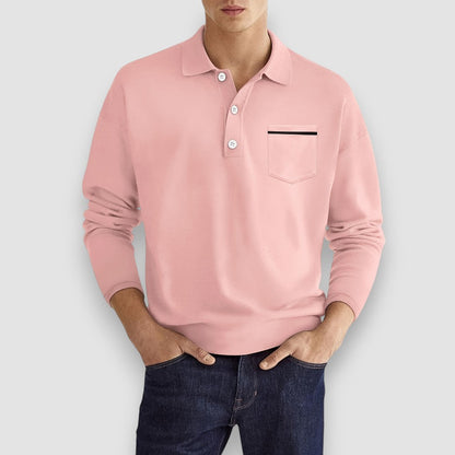 Cardi | Langarm Herren Polo-Shirt
