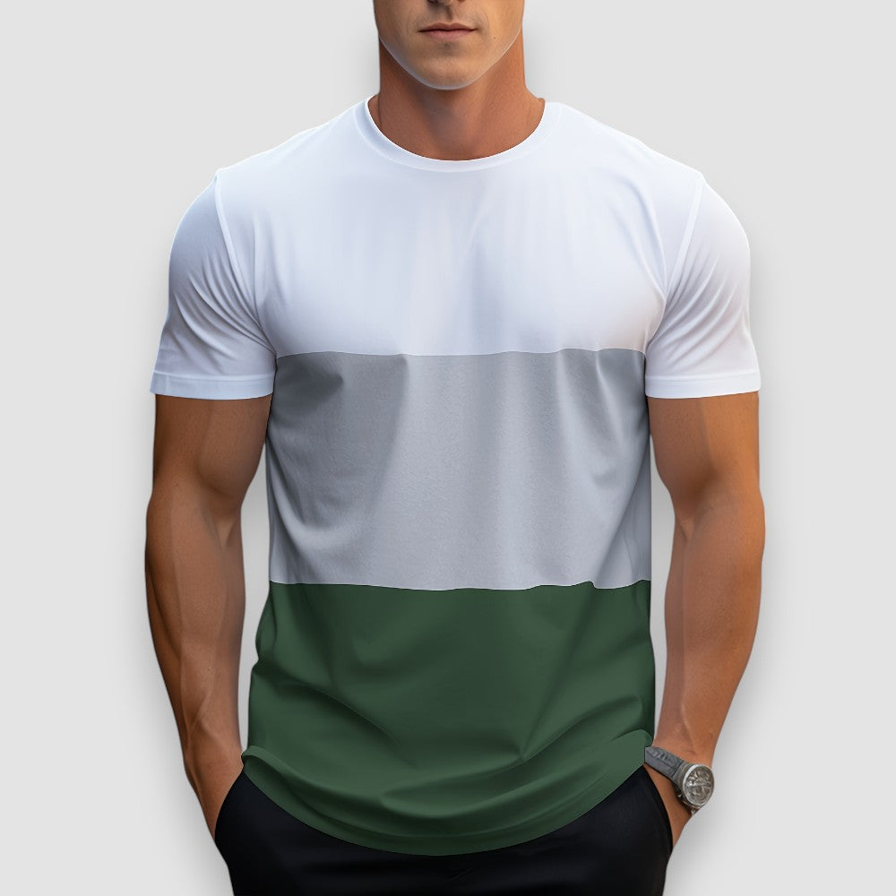 Enzo | Blocked T-Shirt