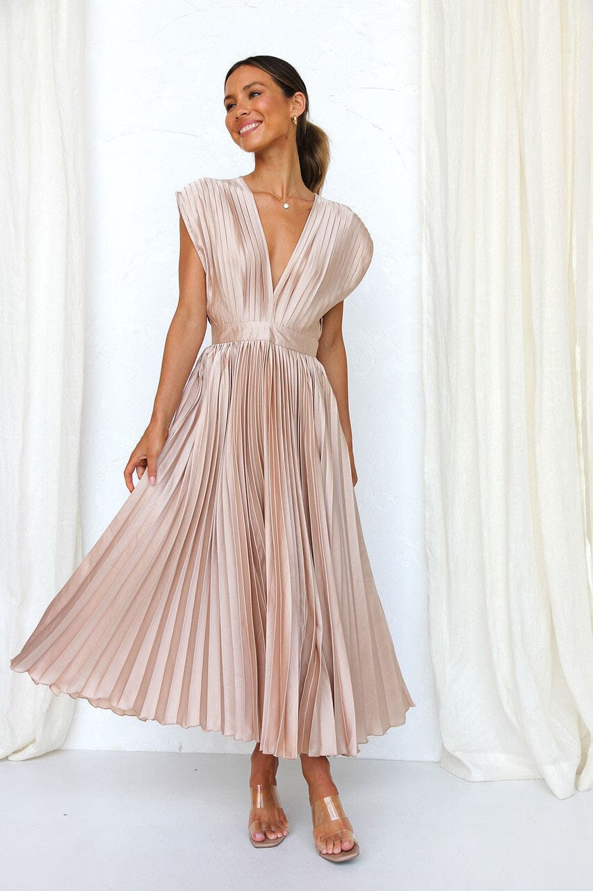 Chloe – Elegantes Seiden Midi-Kleid | Salzburg Mode