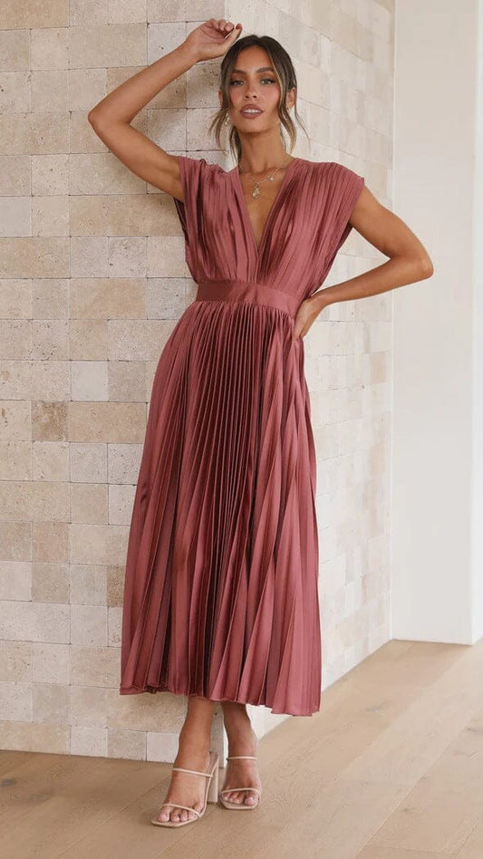 Chloe – Elegantes Seiden Midi-Kleid | Salzburg Mode
